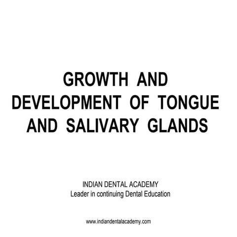 Presentation dev of-tongue/cosmetic dentistry courses