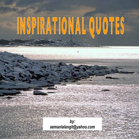 Presentation1 Inspirational Messages 2008