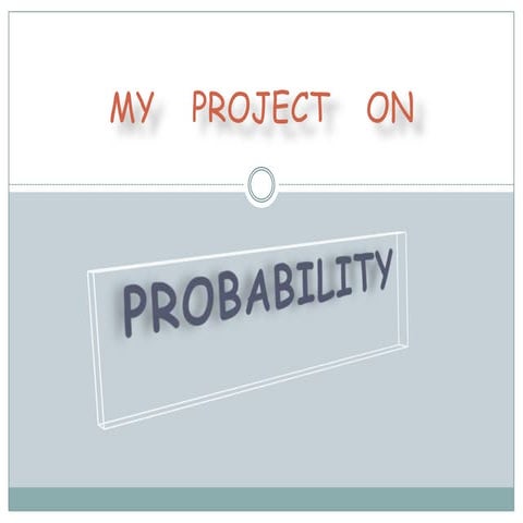 Presentation1 probability