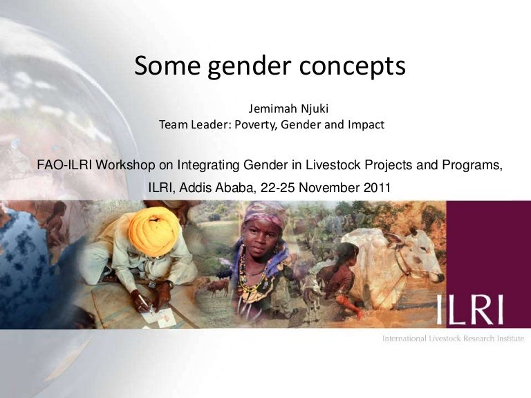 Some gender concepts