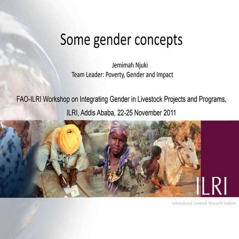 Some gender concepts