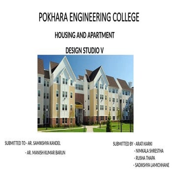 Low cost Housing and Apartment Literature review
