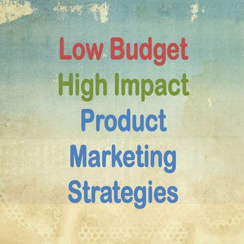 Product Marketing Strategies