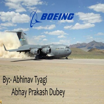BOEING INDIA and C-17 GLOBEMASTER-III