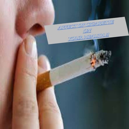 HOW CIGERRATE AFFECT YOUR HEALTH