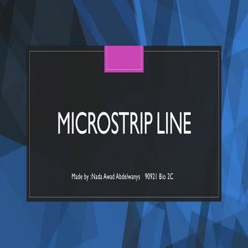 microstrip line