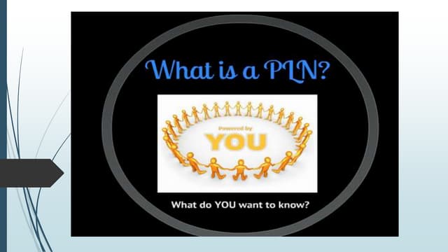 PERSONAL LEARNING NETWORKS