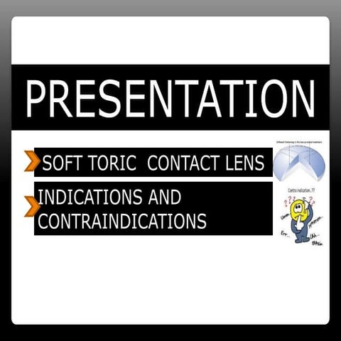 Soft Toric Contact Lens