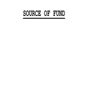 Sources of funds | PPTX