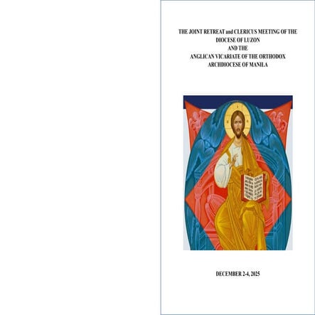 Joint Retreat and Clericus Meeting of Luzon Diocese and Anglican ...