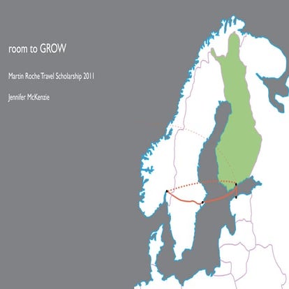 Martin Roche Travel Scholarship Presentation