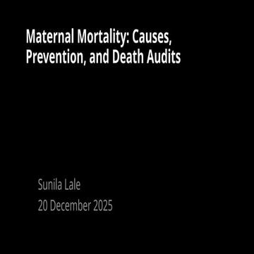 Presentation 14 maternal death review analysis prevention.pptx
