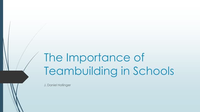 The Importance of Teambuilding in Schools 
