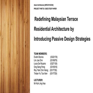 Asian Architecture Presentation on 15 nov 2016