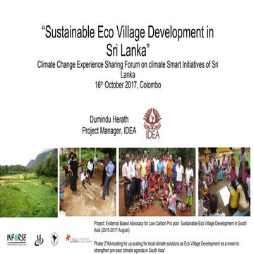 Sustainable Eco Village Development in Sri Lanka | PPT