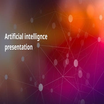 artificial intelligence tools and techniques | PPTX