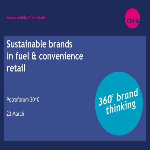 Sustainable brands in fuel & convenience retail