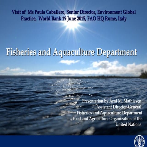Fisheries and Aquaculture Department