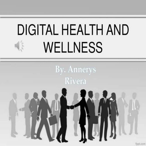 Digital health & wellness | PPTX
