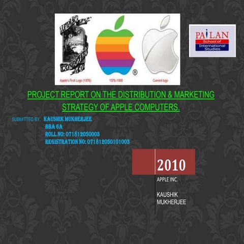  Apple Inc Marketin And Distribution Strategy