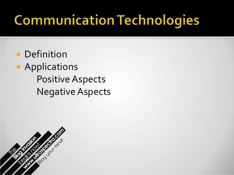 Communication Technologies