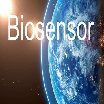 BIOSENSORS FOR ENVIRONMENTAL MONITORING