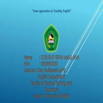 ZUKHRUF IRFAN MAULANA(16108810030)