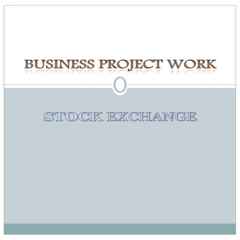  business project work-stock exchange-12th class