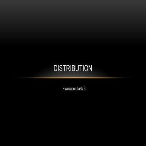 What kind of media institution might distribute your media product and why?