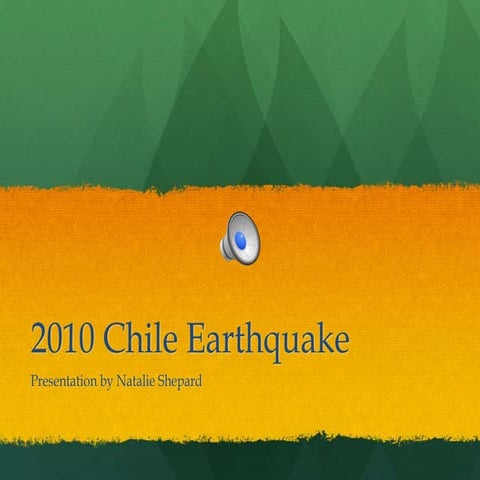 Presentation1 chile natural hazards