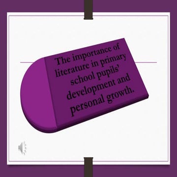 Importance of teaching literature in primary schools .pptx