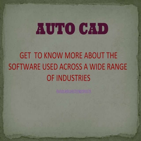 AUTO CAD