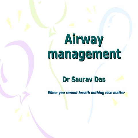 airway management