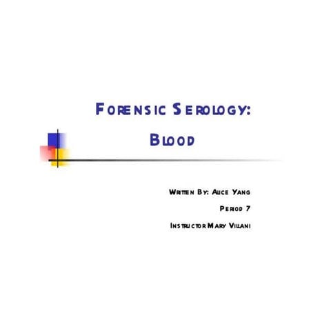 Presentation1 forensi serology