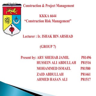 “Construction Risk Management”