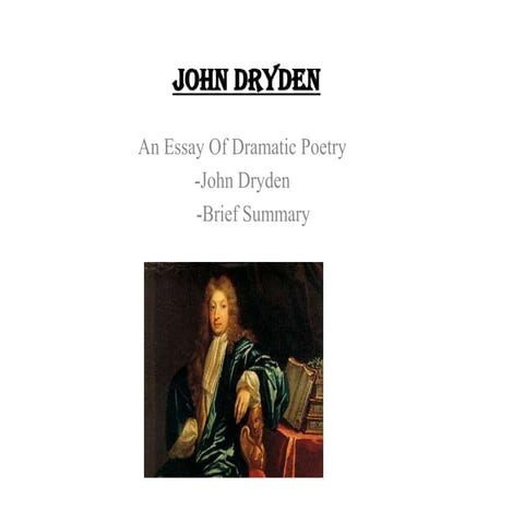 Presentation1 john dryden