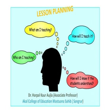 Lesson planning