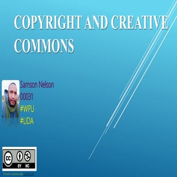 Copyright and Creative Commons