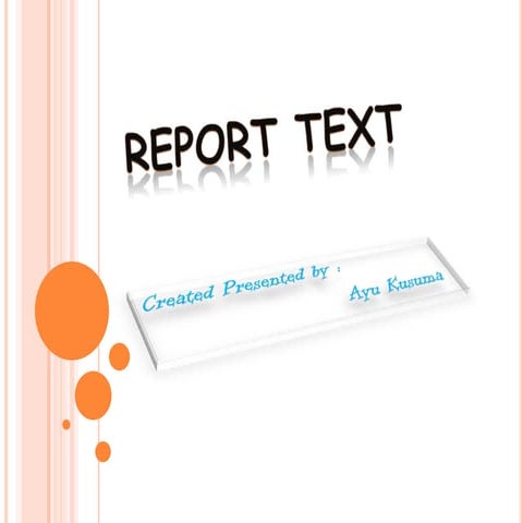 Report text with custom animation loop_c | PPSX