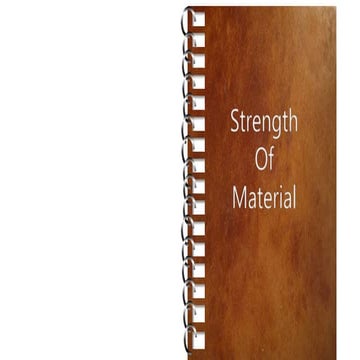 Simple  Stress and strain