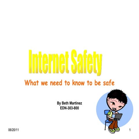 Internet Safety for Children Powerpoint 