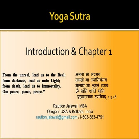 Yoga Sutras
