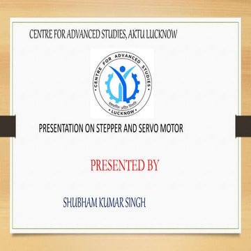 Presentation1 stepper and servomotor12