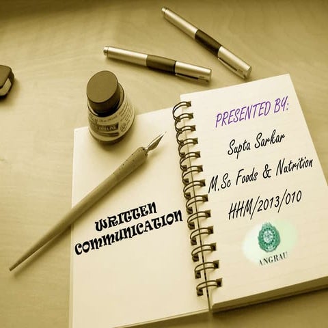  written communication