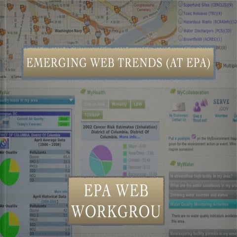 iPad designed Keynote presentation for EPA