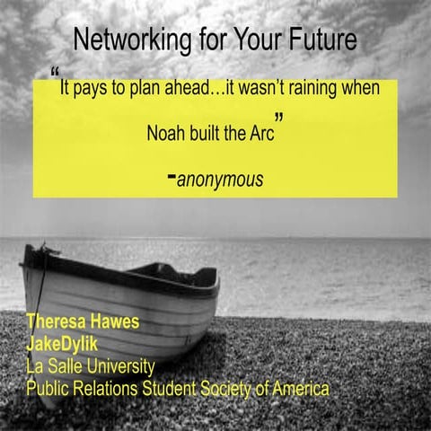 Networking for Your Future