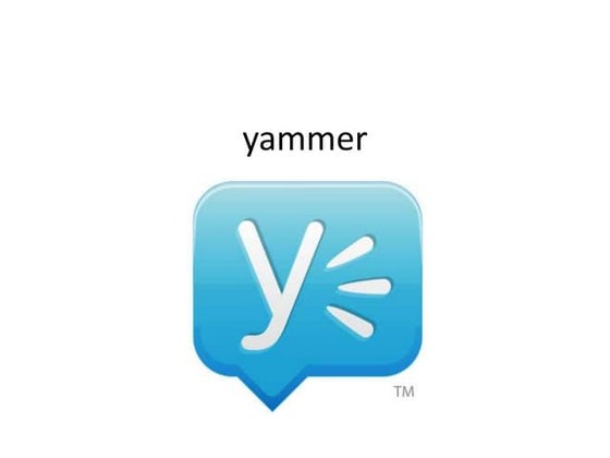 Slideshow Yammer | PPT