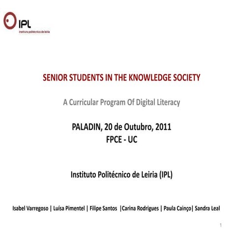 Comunicação - IPL 60+