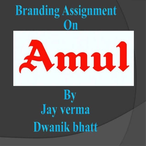 amul brand strategy