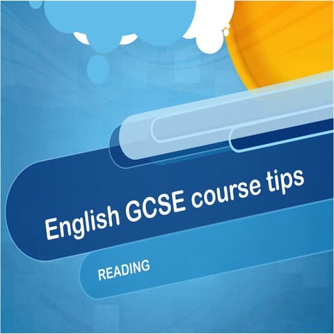 ENGLISH GCSE Reading